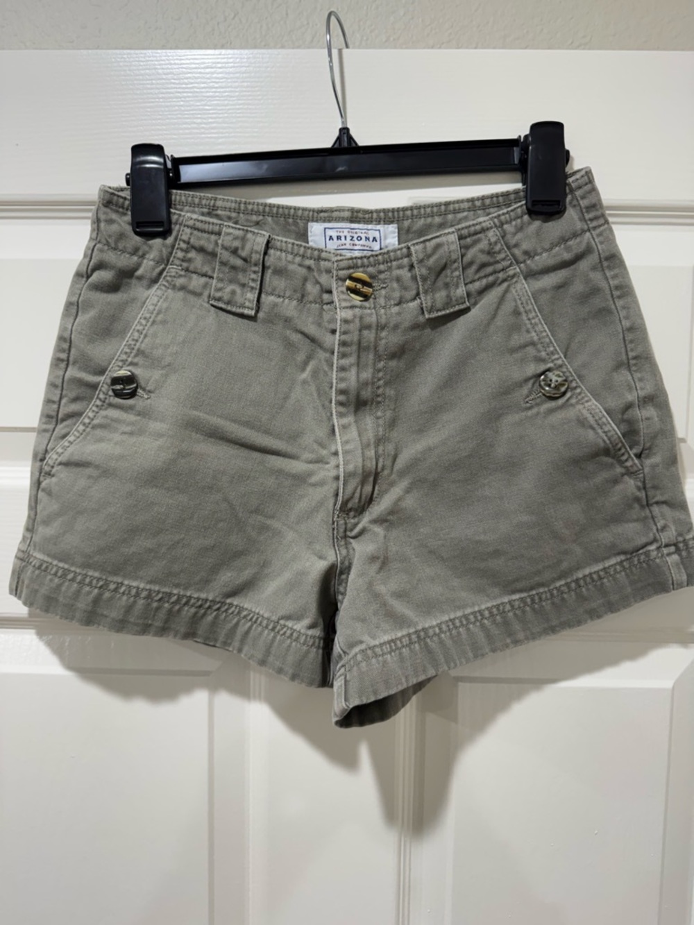 Arizona Jean Company Olive Green Women's Casual Shorts